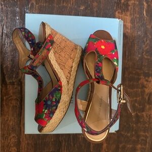 Antonio Melani Floral Wedges
